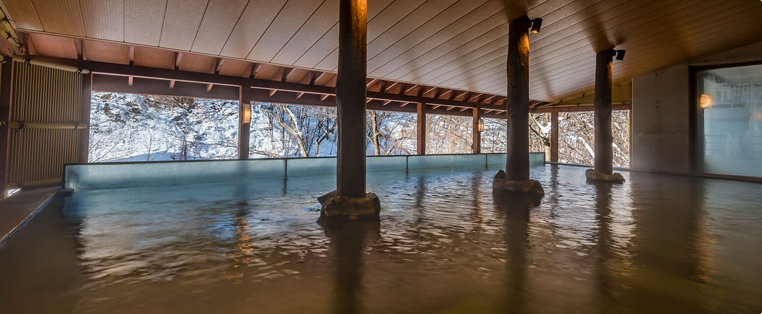 Tosuikyo峡露天浴池