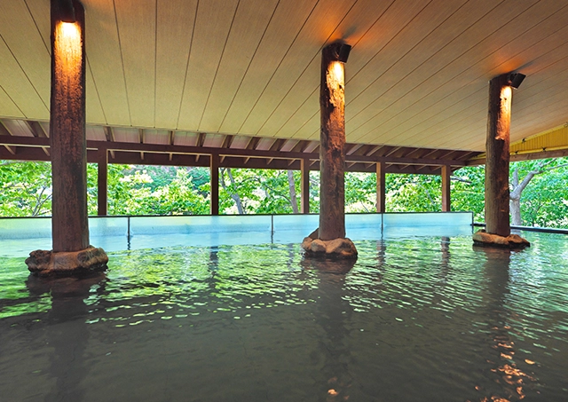 Jozankei View Hotel主楼地下1层和2 Tosuikyo露天浴池