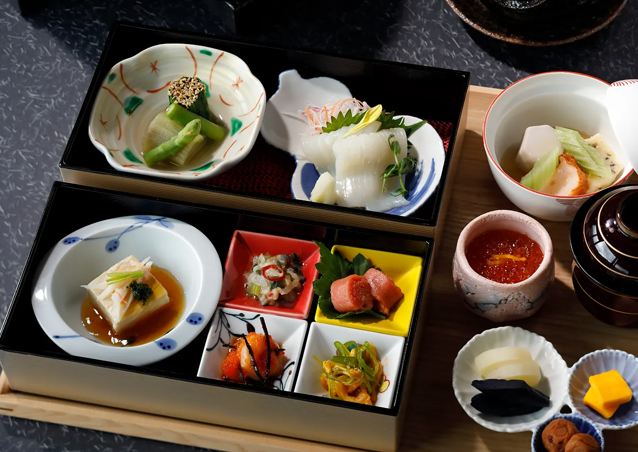 和会席／朝食一例