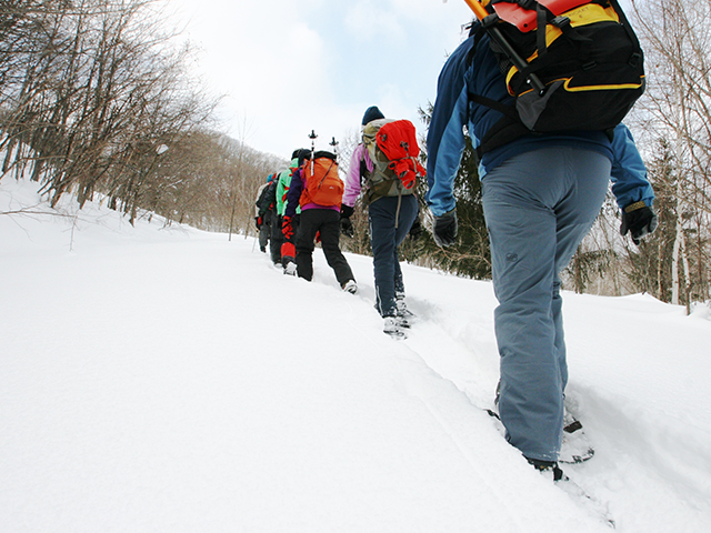 雪鞋散步